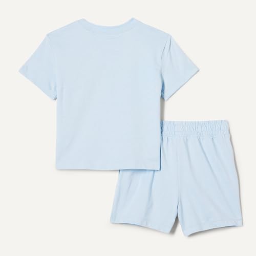 Image of Amazon Essentials Boys and Toddlers' Cotton Short Sleeve T-Shirt and Shorts Set