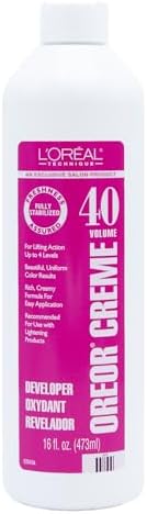 L'Oréal Technique Oreor Developer - Hair Color 40 Volume Developer - 16 Oz