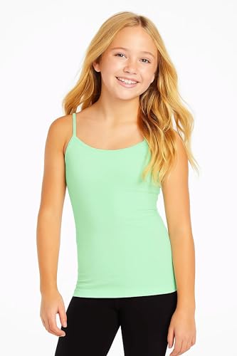 Image of Kurve Girl's Sleeveless Tank Top - Stretch Undershirts Cami Camisole, UV Protective Fabric, Rated UPF 50+ (Made in USA)