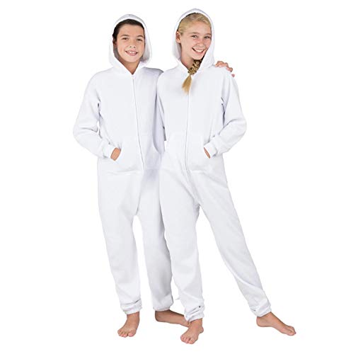 Joggies - Family Matching White Suger Hoodie Onesies for Boys, Girls, Men, Women and Pets - Infant - XLarge (Fits 12-18mos.)