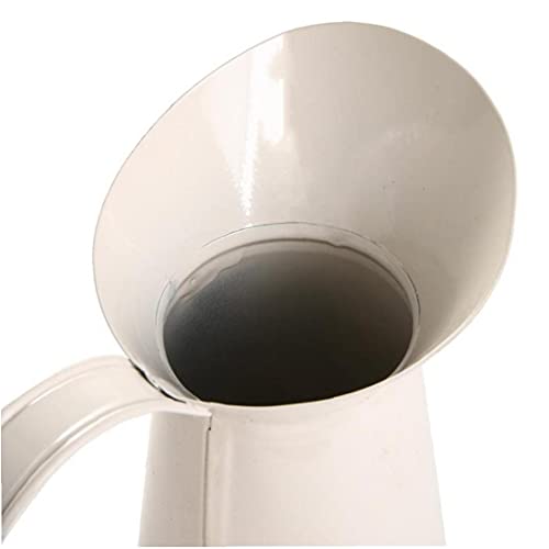Vase en métal shabby chic cream incassable pour remplacer les vases fragiles