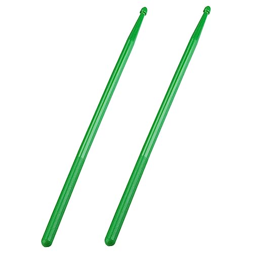 Par de Baquetas de Nylon para Percusión Verde miniatura 1