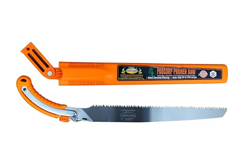Image of PAD CORP by PADGILWAR CORPORATION Sunaya Pruning Saw Hand Powered High Quality Heavy Duty Carbon Blade With Safety Black Cover | Branch Remove tool