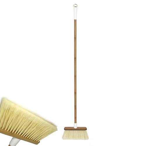Full Circle Clean Sweep -Bamboo Broom -Angled for Precision in