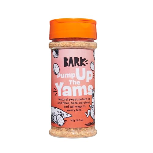 Barkbox - Pump Up The Yams - Dry Dog Food Topper with Superfood Sweet Potato Single Ingredient - Meal Flavor Enhancer for Large & Small Breeds - 5oz
