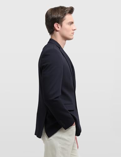 Image of Arrow Men's Textured Zero Calorie Slim Fit Blazer