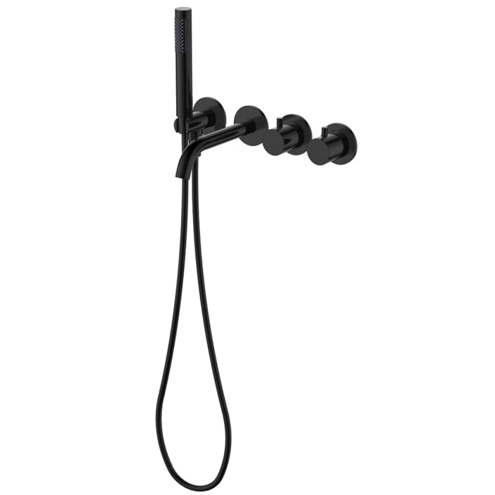 Regn Set completo termostatico da bagno – 15002 (Gun Metal Black)