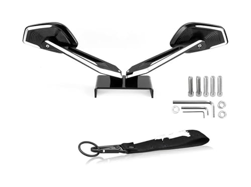 Rétroviseurs Moto BMW F900R et F750GS anti vibration en aluminium CNC