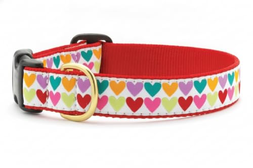 Up Country Pop Hearts Collar Narrow, XS