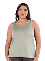 BIG HELLO – THE PLUS LIFE Women's Plus Size Tank Top - (BH-WOM-WES-029-F_Olive_6XL)