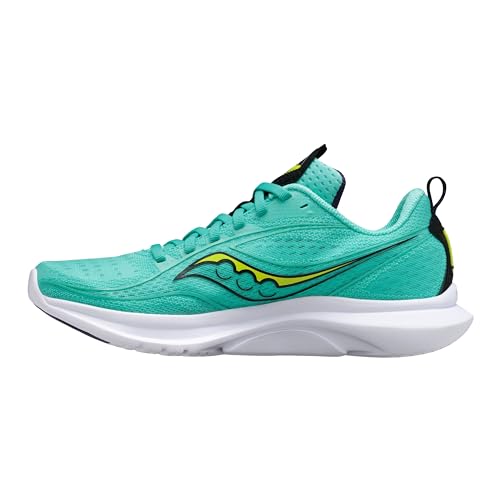 Saucony Omni 20 Damen-Laufschuh, Cool Mint/Acid, 42 EU