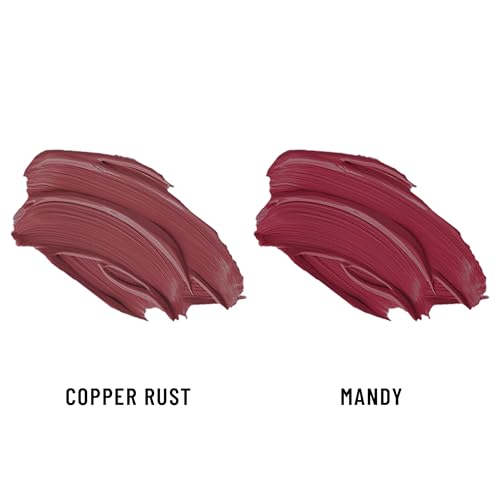 Image of Seven Seas Lips & Cheek Tint Combo Pack of 2 | Matte Natural Blush for Women | Lip Tint with Vitamin E | Nourishing Cheek Tint (Copper Rust, Mandy)