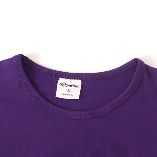 Image of Noomelfish Girls Short Sleeve Crop Tops Kids Summer Dance Cropped T-Shirts (5-14 Years)