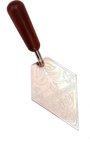 AYAANS Stainless Steel Trowel Working Masonic Tool Solid Steel with Wooden Handle Durable Trowel Tool by AYAANS