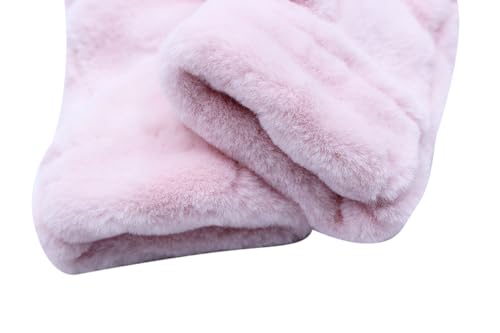 Girls Winter Convertible Mittens Cute Animal Cat Face Fleece Lined Warm Flap Cover Gloves Knit Mitten4
