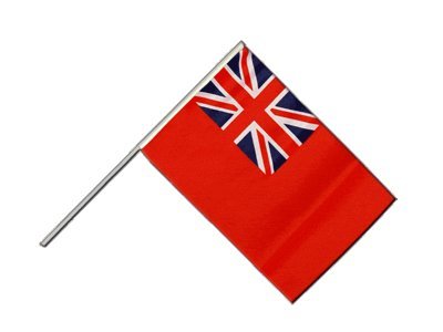Red Ensign pavillon marchand du Royaume-Uni pour décorer un voilier en mer