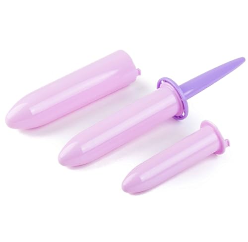 Med Italia Service - Vaginaldilatatoren zur Linderung von Beckenschmerzen bei Vaginismus oder Vulvodynie - Kit mit 3 Einheiten (VELVI MAXI)