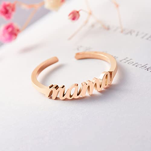 Mama Ring Dainty Ring Adjustable Ring Jewelry Mothers Day Birthday Gift for Mom3