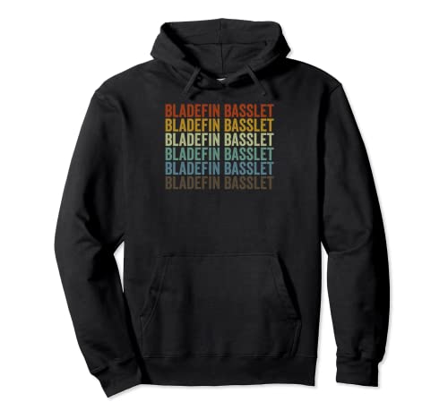 Bladefin Basslet Retro Pullover Hoodie