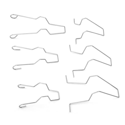 Walmeck Capache de Retención de la Lámpara de Haz de Haz de Lámpara de Acero 6pcs de Acero, 5zhsfullkit para H1/H3/H4/H7 con Reemplazo Directo Estándar Original