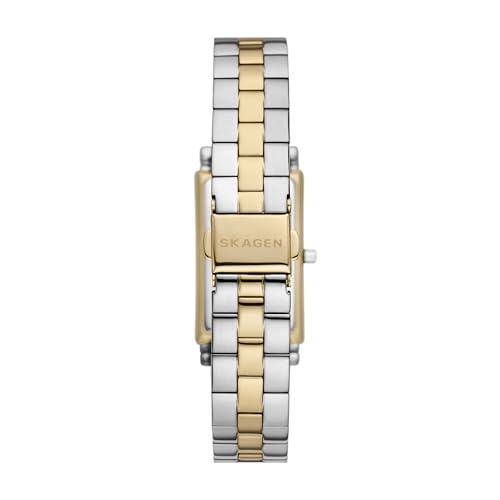 Image of Skagen Hagen Lille Rectangular Stainless Steel Watch for Women