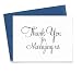 Thank You for Marrying Us Card, Wedding Card to Your Officiant, Wedding thank you cards, Priest, Rabbi, Deacon Note Card, 1 Greeting Card with envelopes - Your Choice