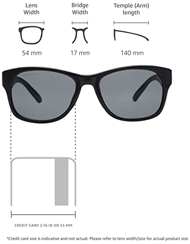 Fastrack Men's 100% UV protected Black Lens Square Sunglasses - Image 4