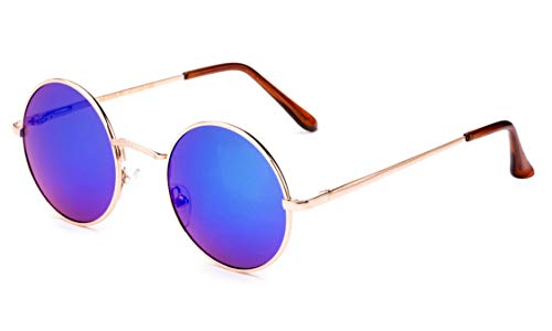 Round Retro John Lennon Sunglasses & Clear Lens Glasses Vintage Round Sunglasses