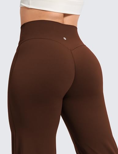 Image of CRZ YOGA Softretch Wide Leg Pants 28 inch /30 inch /32 inch | No Front Seam, Ultimate Comfort, Next to Skin, Yoga, Casual, High Waisted, for Women