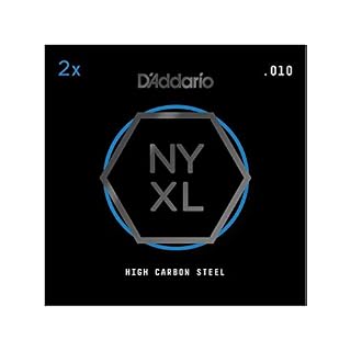 D’Addario NYPL010 Corde pour guitare (Pack de 2) – Tirant .010 - Les Beatles, Paul McCartney, John Lennon, RIngo Starr, George Harrison