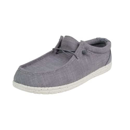 Crevo Ronnie Men's Slip On Canvas Loafer Sneakers -...