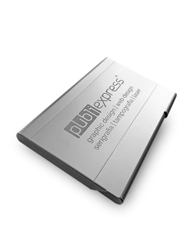 Portabiglietti Alluminio Personalizzato - Incisione Laser Per Carte Da Visita E Documenti - Foto 9