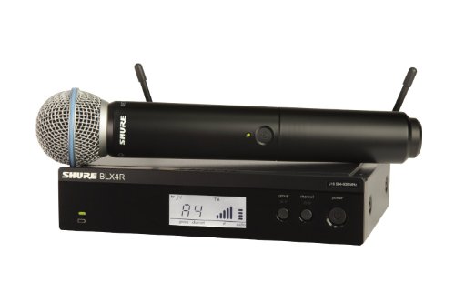 Shure BLX24R/B58 Rack Mount Wireless Microphone System with BETA 58A Handheld Vocal Mic