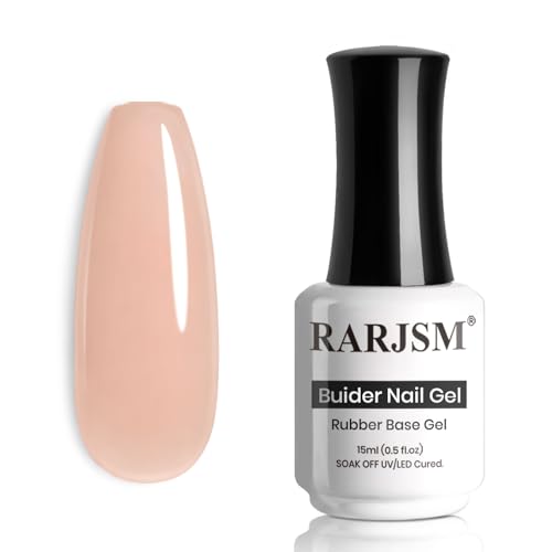 RARJSM Rubber Base Milky WhiteBuilder Extension Gel Builder Soft WhiteRubber Base Coat Gel Nail Polish 15ml Natural White Nail Strengthener Soak Off Curing Requires 1 Bottle for Home Salon DI product thumbnail 15