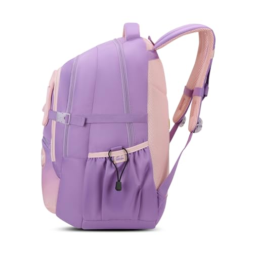 Image of Skybags Riva 37L Casual Backpack for Girls with 3 Compartments & Adjustable Shoulder Strap | 16 Inch Padded Laptop Sleeve | Detachable Happy Pouch & Secret Pocket | Perfect for School & Travel