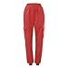 Aniywn Womens Cargo Sweatpants with Pockets 2026 Fashion Baggy High Waisted Joggers Comfy Casual Fleece Joggers Wide Leg Pant