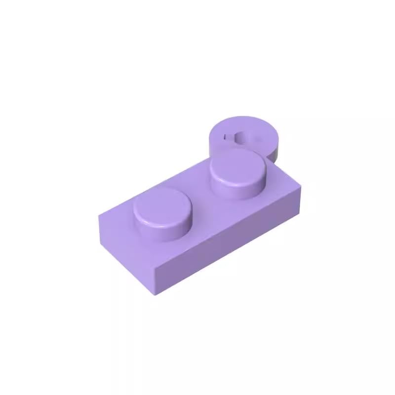 Gobricks 2430 Hinge Hinge Plate 1x4 Swivel Top 50 Pieces GDS-808 Compatible with Lego Building Blocks Color:Lavender — image 1