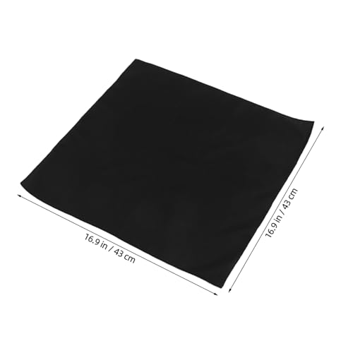 Servilletas de tela negras 4 piezas Garneck miniatura 2