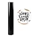 Rouleau Vinyle Adhésif - 30cm×152cm Noir Brillant Repositionnable Film auto-Adhésif Pour Cricut et Silhouette Cameo, Appliqué Dans Les Travaux Manuels et La Décoration de La Maison