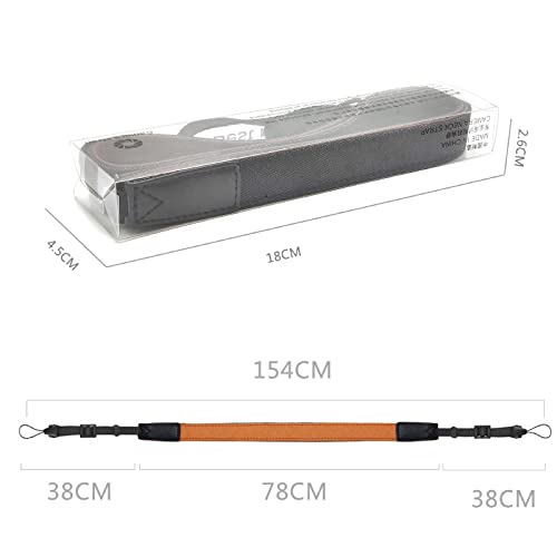 HALIHALI Kamera Schultergurt Kameragurt Kamera Tragegurt, Compact Strap Pack Black, für DSLM-Kameras, Kompaktkameras und… – Bild 5