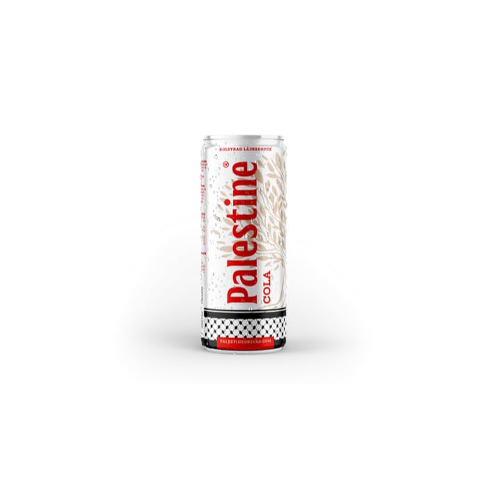 T Palestine Cola – 24x330ml Cans – Premium Fizzy Drink with Natural Flavouring – No Preservatives – Halal & Vegan – Refreshing Taste of Tradition – Multipack