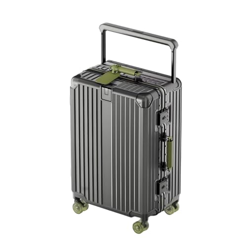 [KPLDOL] ���{�f�U�C�i�[�݌v �X�[�c�P�[�X ���@�\ �A���~�t���[�� ��e�� ���� �����z�C�[�� �É��L���X�^�[ �L���X�^�[�̊ې􂢂��\ �y�� (GRAY GREEN-WHEEL, 24)