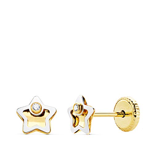 Orecchini in oro bianco Bambina