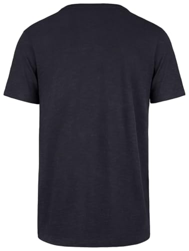 Image of 47 Brand MLB Men's Team Color Distressed Imprint Primary Logo Short Sleeve Baseball T-Shirt