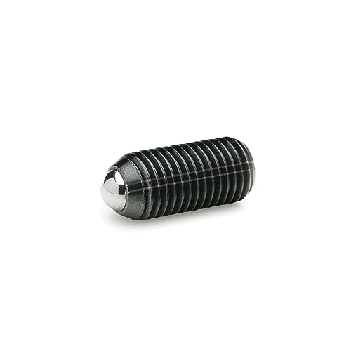 Image of Ganter Normelemente GN 615.3-M24-KS 3-M24-KS Spring Plungers with Hexagon Socket, Black, Thread d1: M24