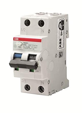 Circuit Breaker Switch DS200 1P + N C 10A AC 10kA 30mA Reference 2CSR255080R1104