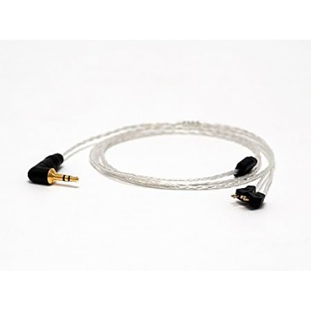 Amazon Zephone Ee 4 Ee 5 Silver Seagull P S Etymotic Research用リケーブル Ee 5 Er 4s用 1 15m Zephone リケーブル