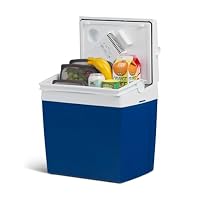 Mobicool ME24 elektrische Kühlbox, 12V und 230V, 23L, blau - Mini-Kühlschrank für Auto, Camping, Urlaub, Boot, Festivals - leicht, tragbar, mit praktischem Kabelfach und Eco/Max Modus – Ansicht 2