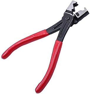 Hose Clamp Plier Snap Ring Clamp Heavy Duty Clic & Clic-R Type Collar Hose Clip Plier for Drive Shafts and Oil Valve Red