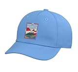 Mount Semeru Indonesia Flag Volcano Eruption Retro Art Adjustable Printed Baseball Hat, Light Blue